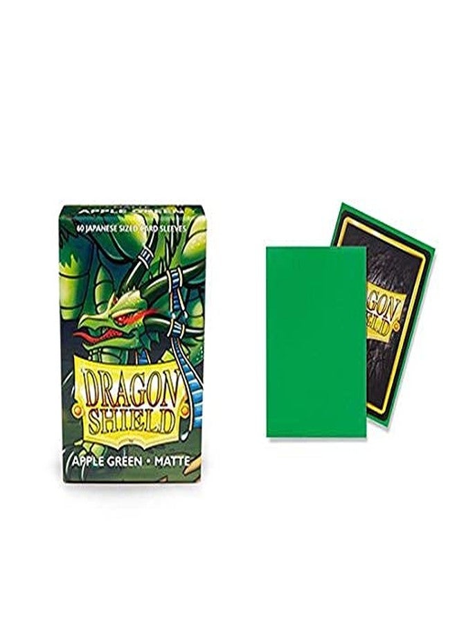 dragon shield 2 Packs Dragon Shield Matte Mini Japanese Apple Green 60 ct Card Sleeves Value Bundle! … - Image 3